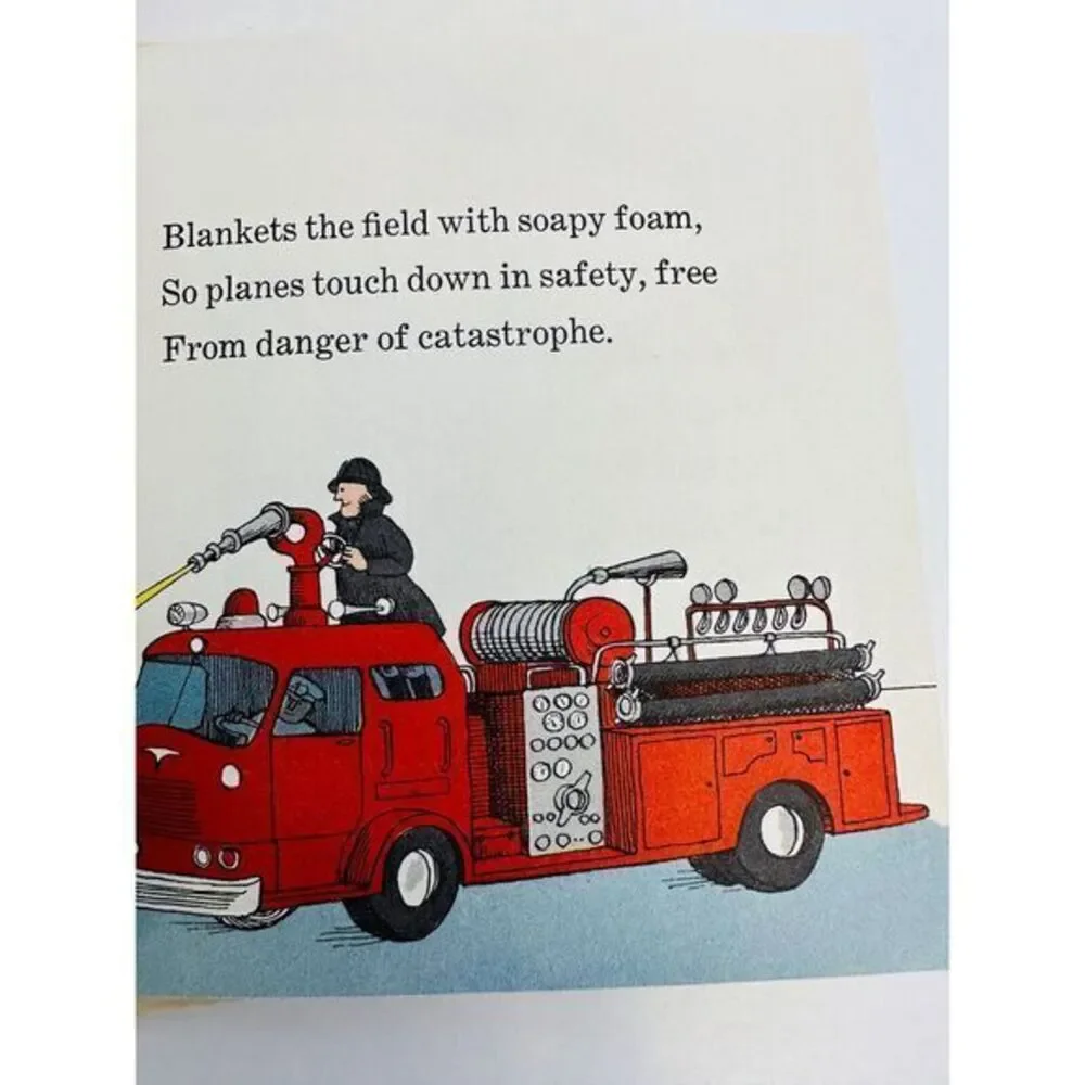 1963 Boxed Set MY LITTLE‎ LIBRARY - Fire Engines Trains Cars by Andes Dotty Used